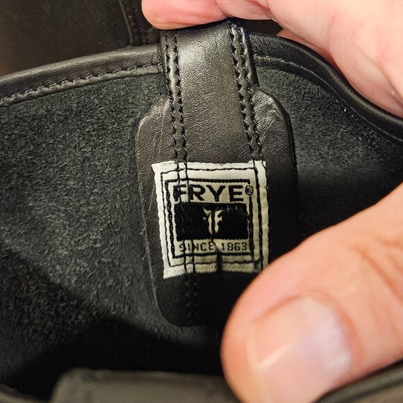 Women's Frye Black leather harness boot - Picture 6 of 9